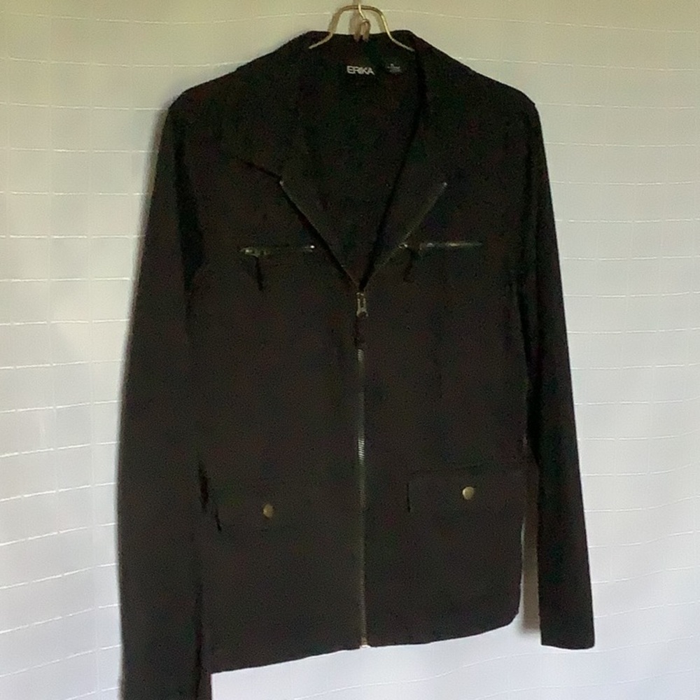Erika size small black jacket